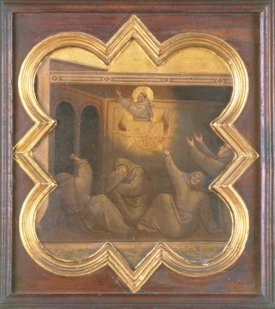 La aparición de San Francisco en el carro de fuego de Taddeo Gaddi